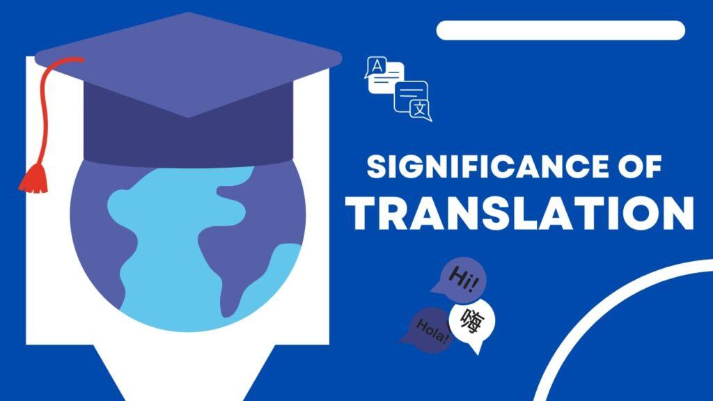 Significance of Translation Course